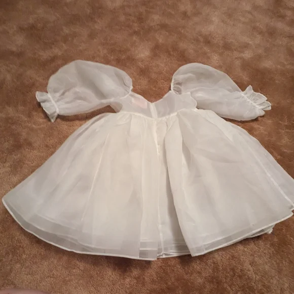 Selkie White Puff Mini Dress - Size XS - Picture 6 of 8